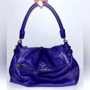 Dark purple Kate Spade Cobble Hill Mink purse